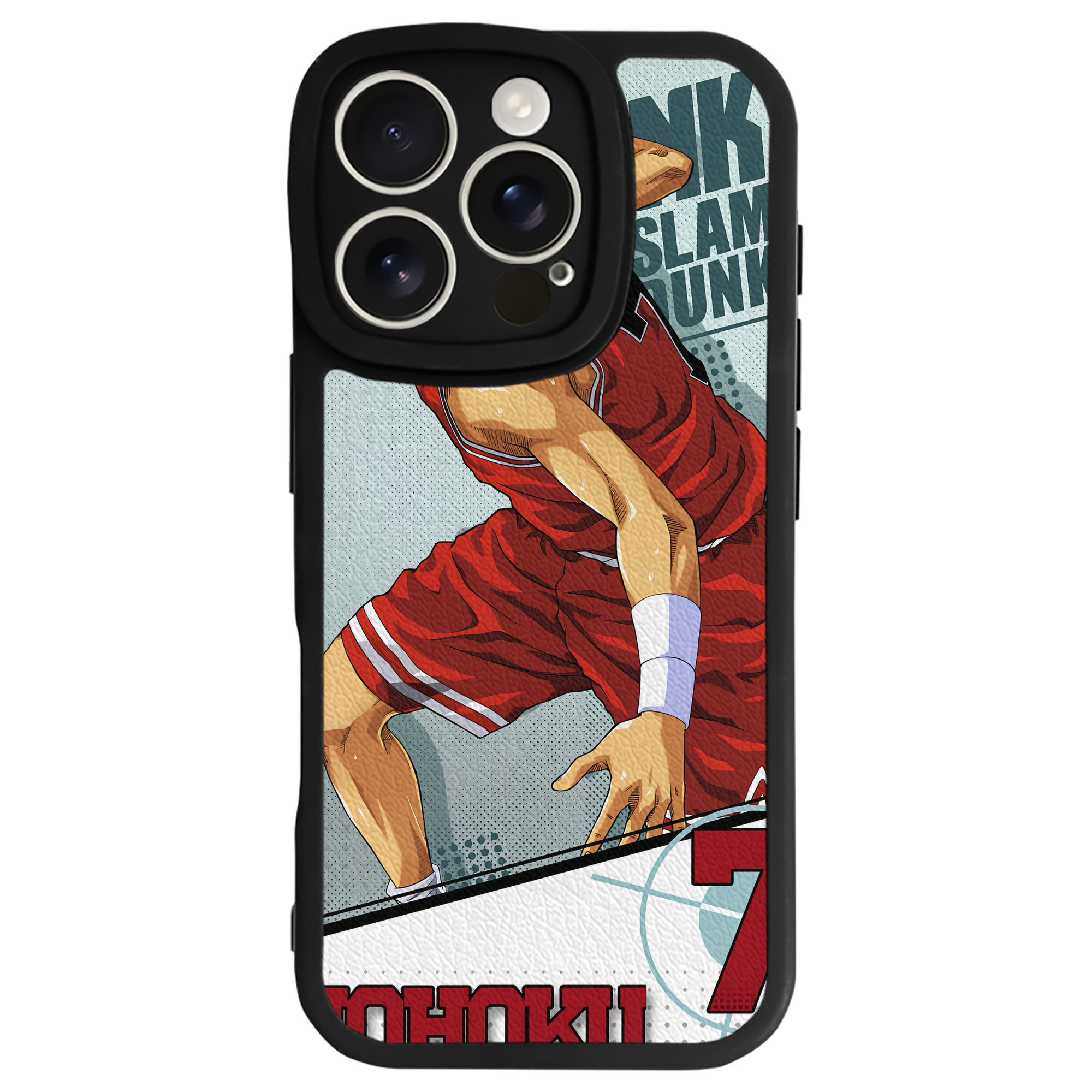 （画像用） SLAM DUNK／スラムダンク 【iPhone 16シリーズ対応】シリコンスマホケース（レザー調） 材質：シリコン